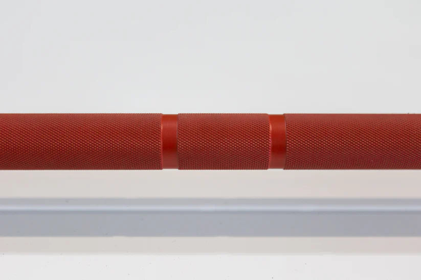 Solid Bar Fitness Men's Contender Series Olympic Barbell - Red