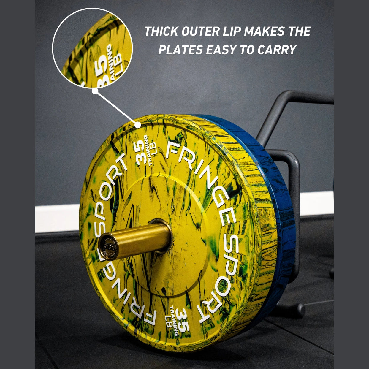 Fringe Sport Savage Bumper Weight Plates Pair 55 lb Each Plate Red