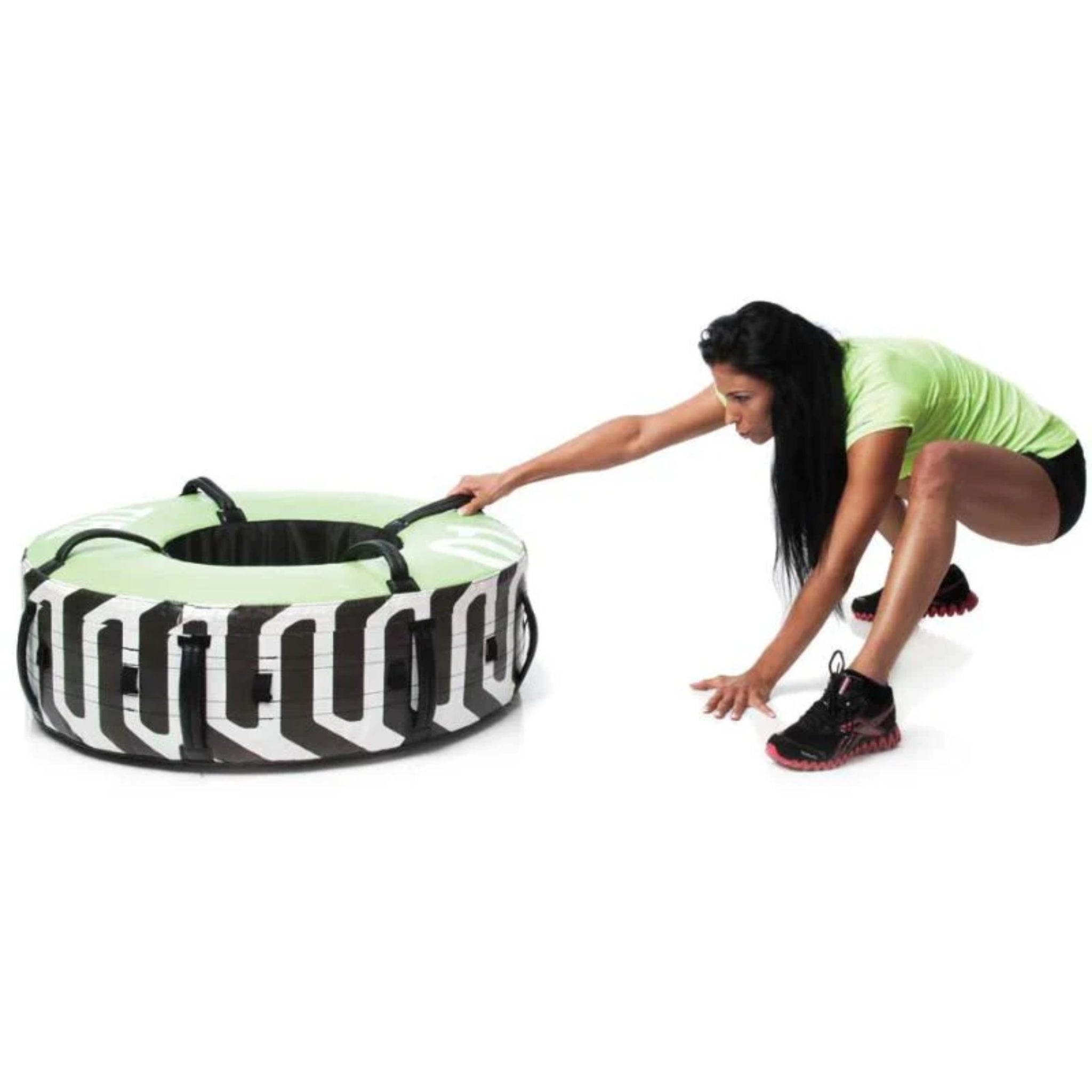 Escape Fitness TIYR – 220lb Functional Training Tire (Black, w/ Handles)