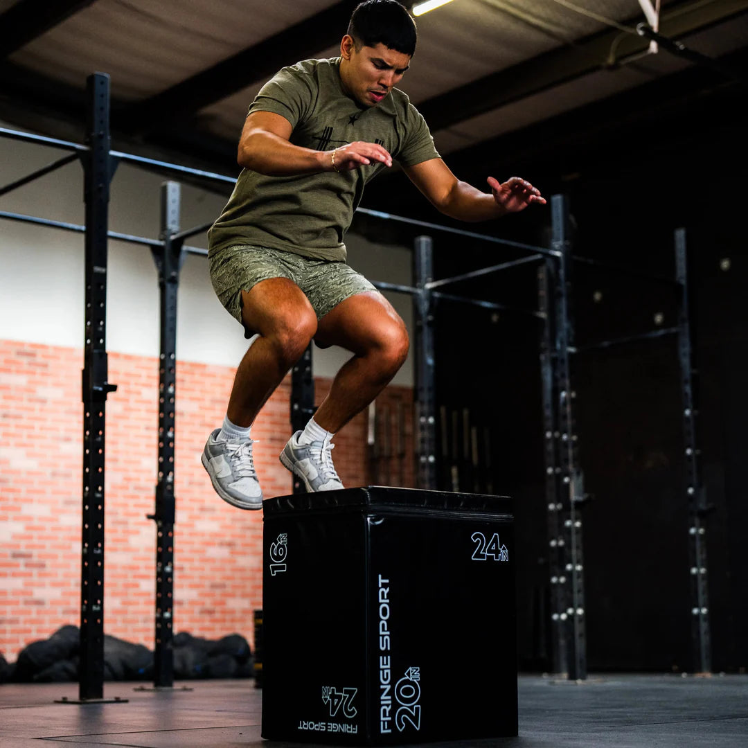 Fringe Sport Multi-Sided Foam Plyo Box-V2 SMALL (20" x 18" x 16")