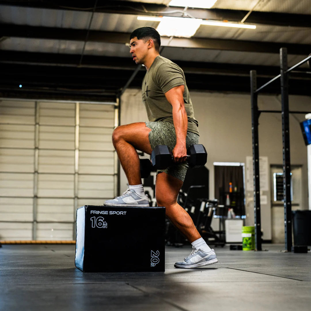 Fringe Sport Multi-Sided Foam Plyo Box-V2 SMALL (20" x 18" x 16")