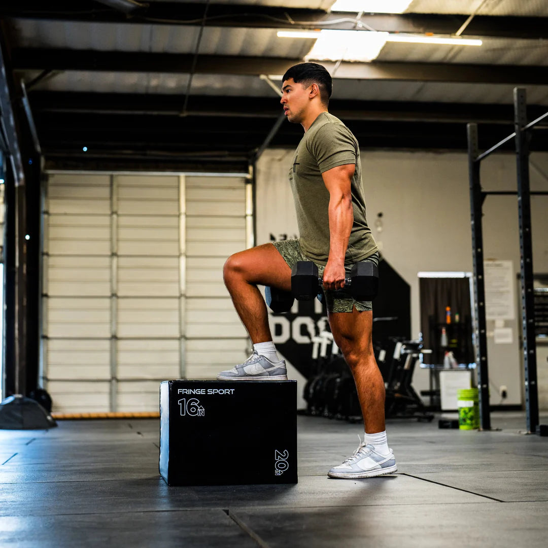 Fringe Sport Multi-Sided Foam Plyo Box-V2 SMALL (20" x 18" x 16")