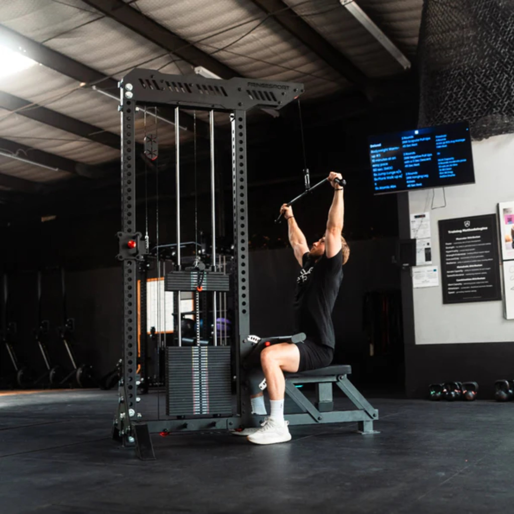 Fringe Sport “The Walrus” – Single Tower Low Row & Lat Pulldown Machine