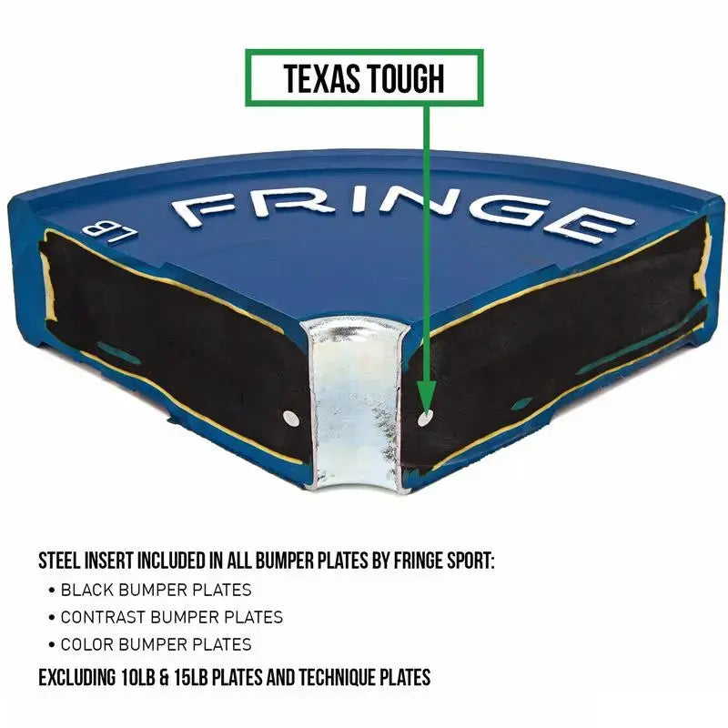 Fringe Sport Black Bumper Plates (Pairs)