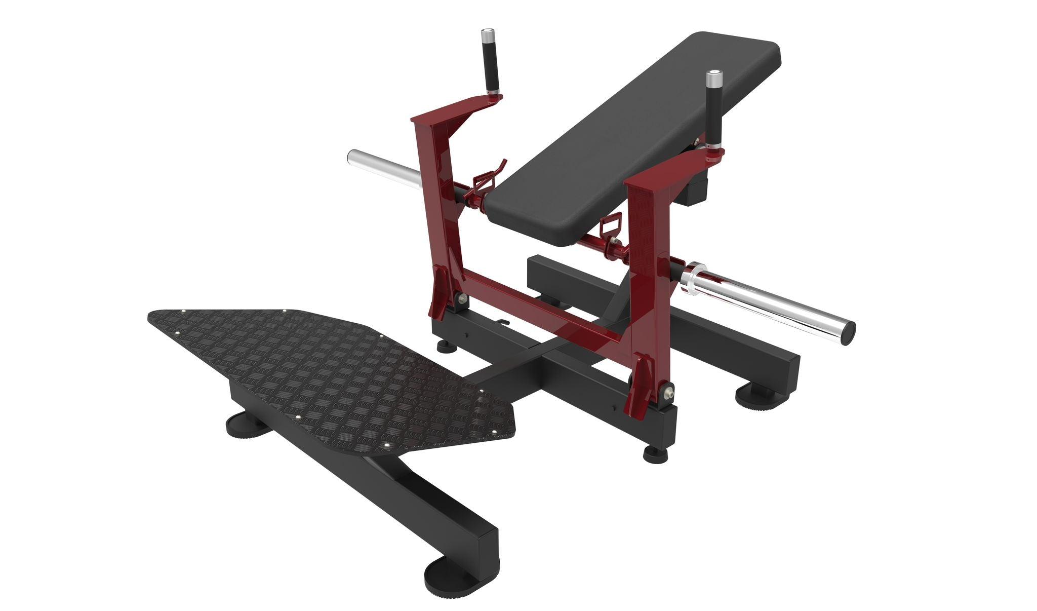 Excel Base Plate Loaded Hip Thruster - Muscle D Fitness - Leverage Glute Drive