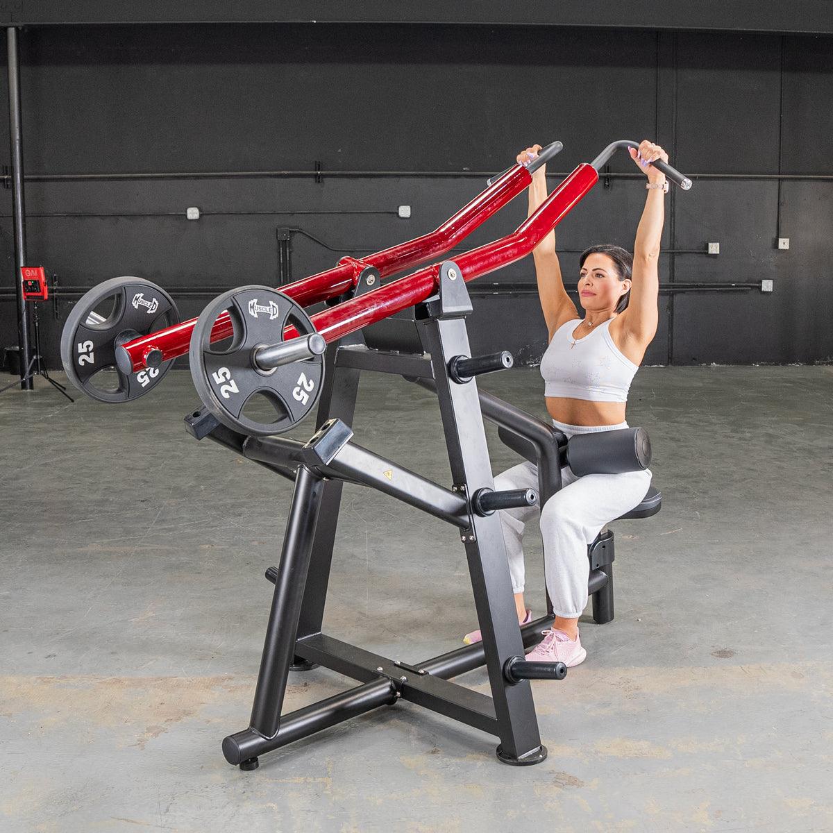 Power Leverage V2 Iso Lateral Lat Pull - Muscle D Fitness