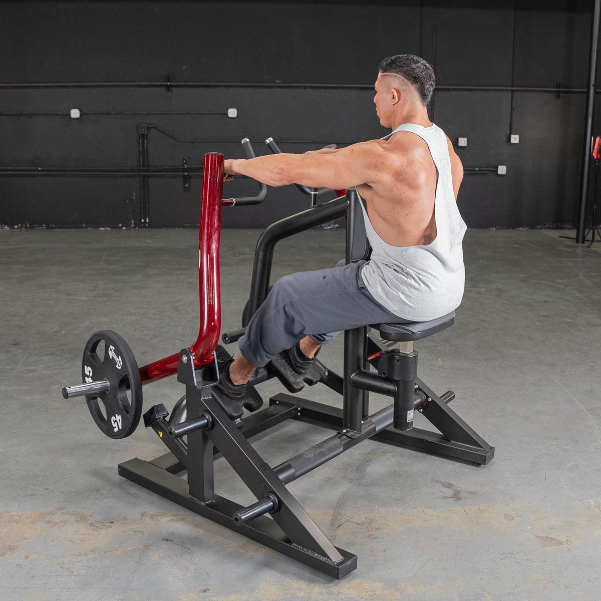 Power Leverage V2 Iso Lateral Seated Row - Muscle D Fitness