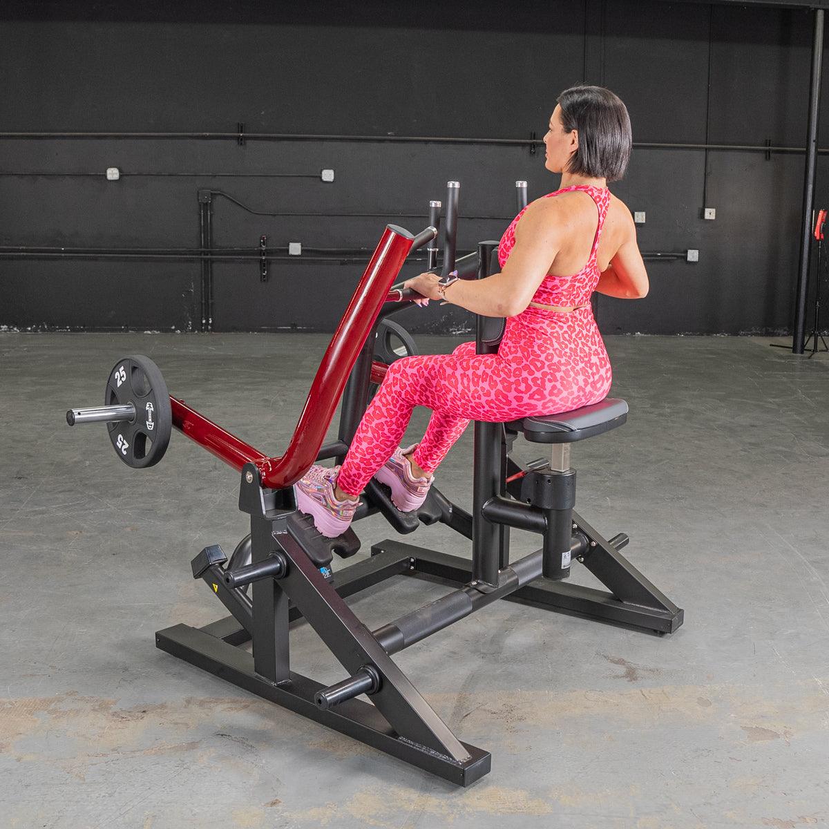 Power Leverage V2 Iso Lateral Seated Row - Muscle D Fitness