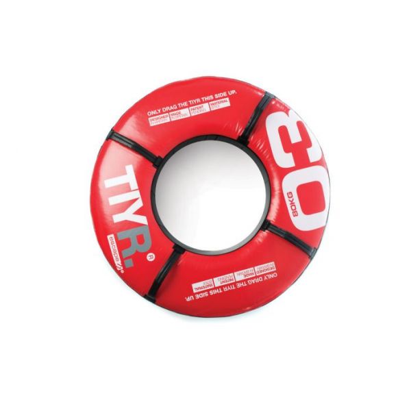 Escape Fitness TIYR – 175lb Functional Training Tire (Red, w/ Handles)