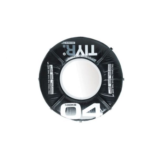 Escape Fitness TIYR – 220lb Functional Training Tire (Black, w/ Handles)