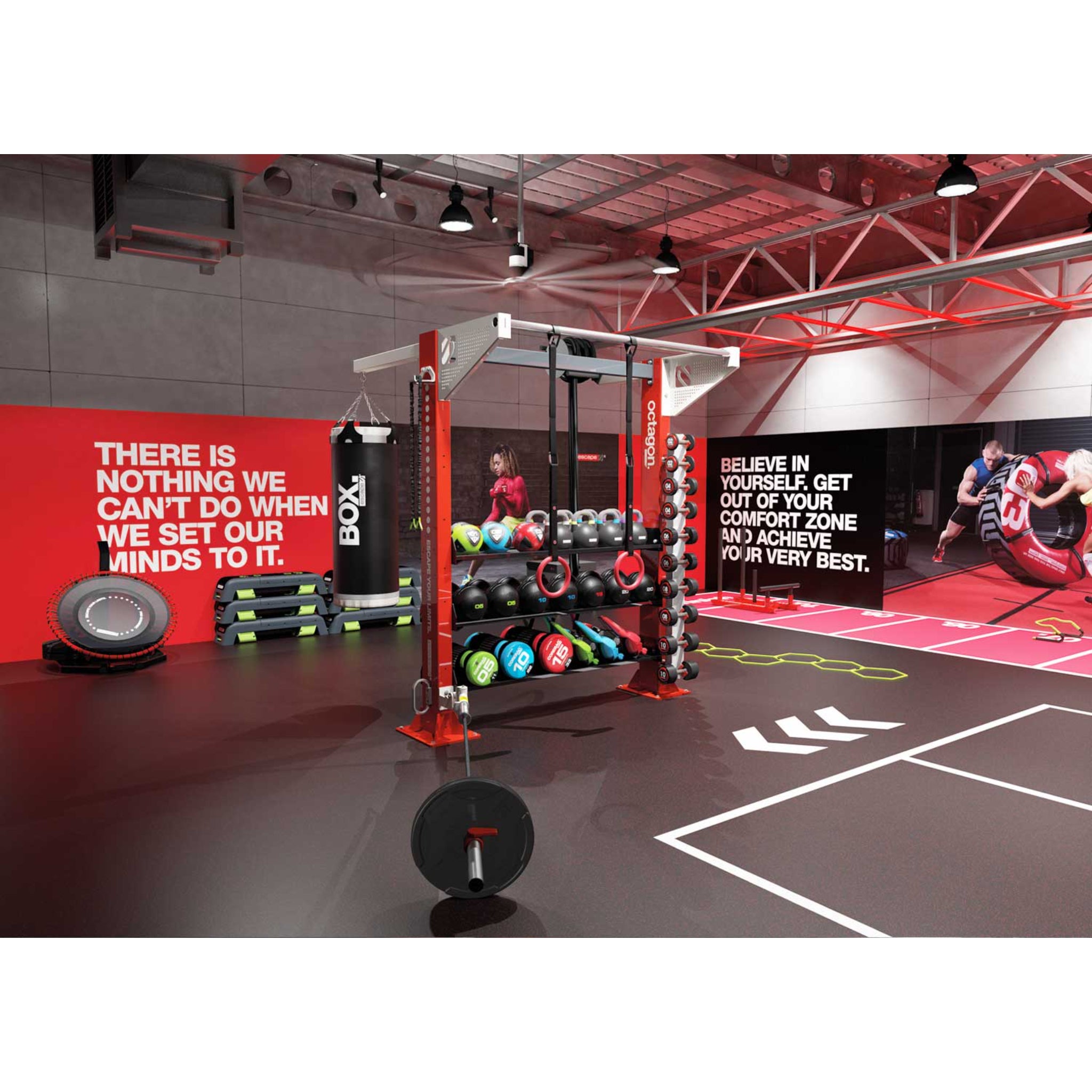 Escape Fitness HIT HUB – 1 Bay Type 01 – Modular Functional Training Station & Hub