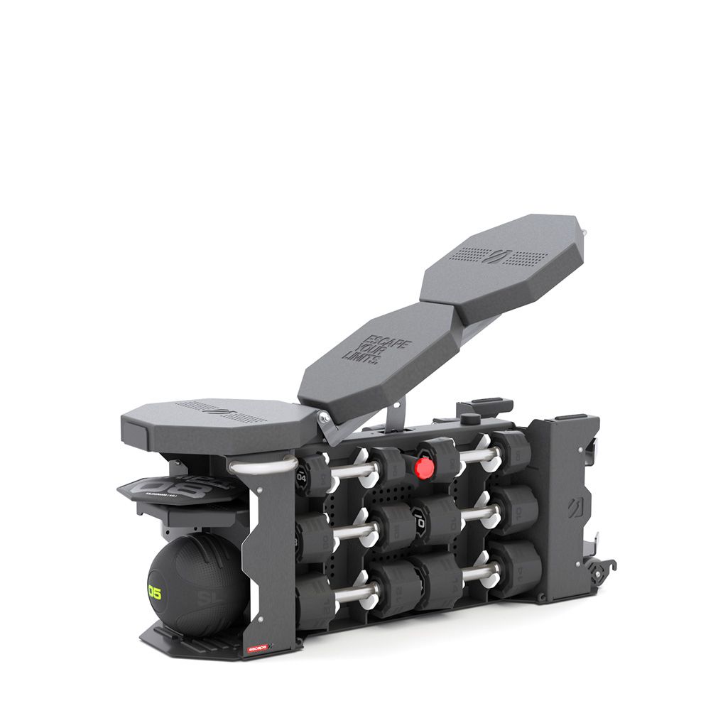 Escape Fitness STRONGBOX – All-In-One Workout Bench & Gym Storage