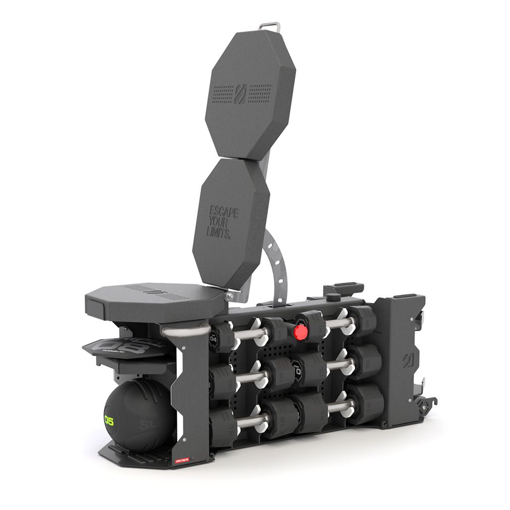 Escape Fitness STRONGBOX – All-In-One Workout Bench & Gym Storage