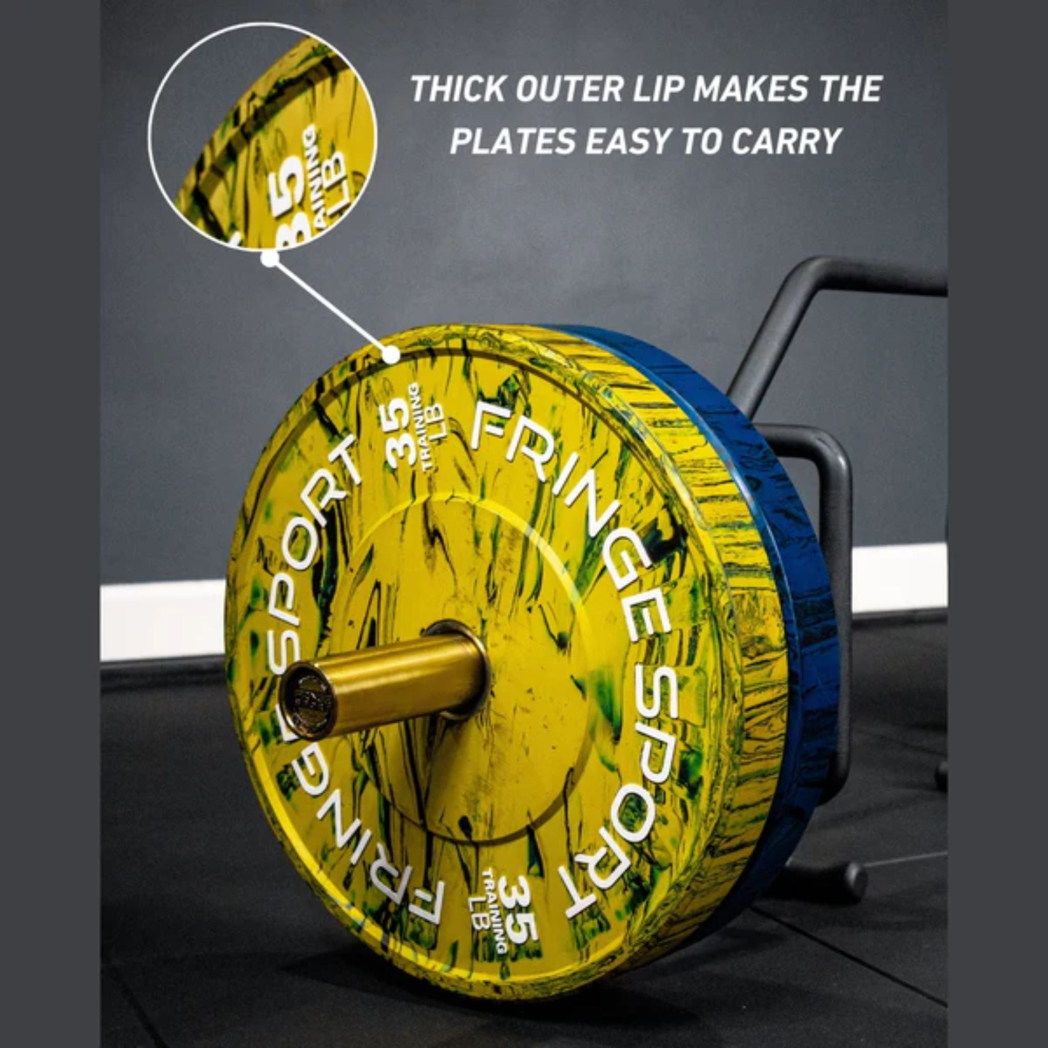 Fringe Sport Savage Bumper Weight Plates Pair 25 lb Each Plate Green