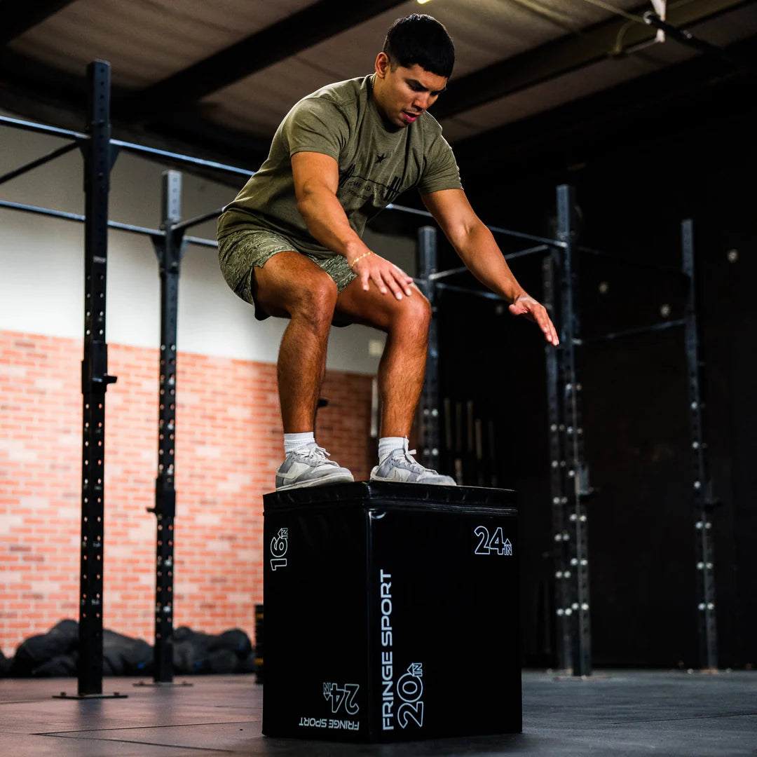 Fringe Sport Multi-Sided Foam Plyo Box-V2 SMALL (20" x 18" x 16")