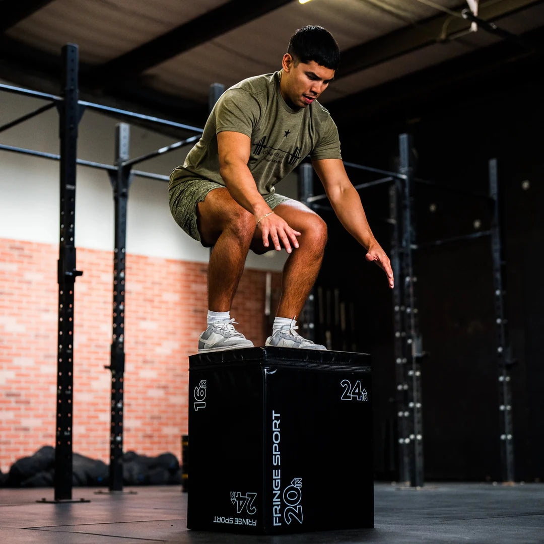 Fringe Sport Multi-Sided Foam Plyo Box-V2 SMALL (20" x 18" x 16")