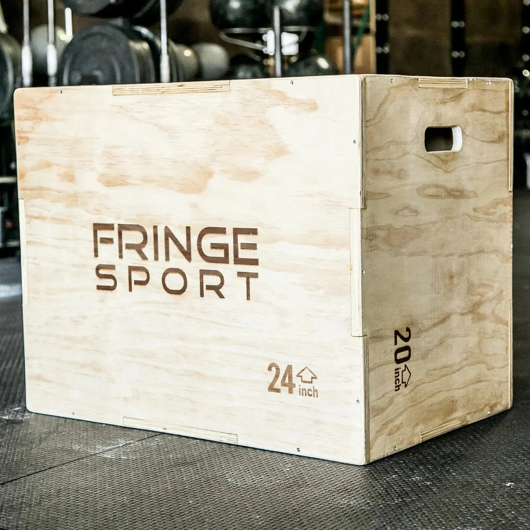 Fringe Sport Multi-Sided Plyometric Box Large- 20"x24"x30"