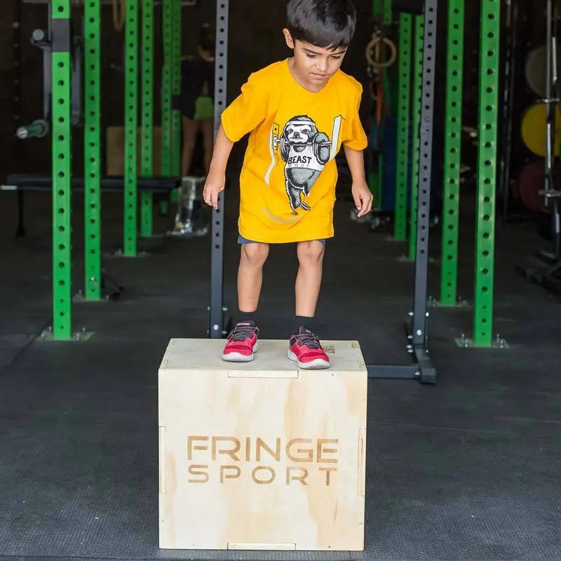 Fringe Sport Multi-Sided Plyometric Box Large- 20"x24"x30"