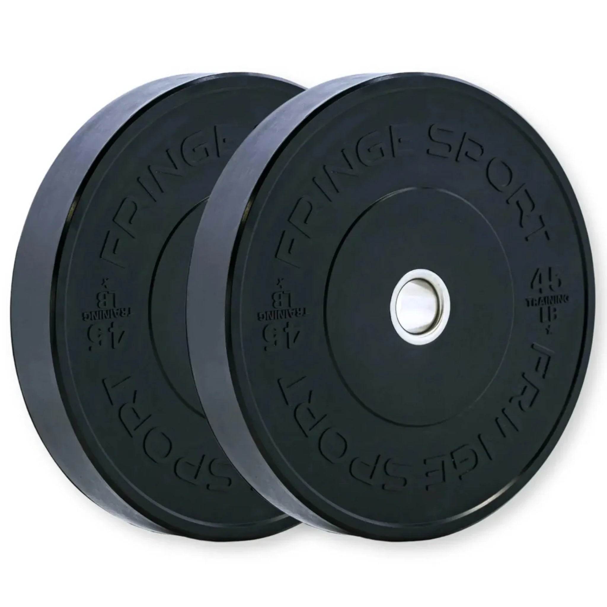 Fringe Sport Black Bumper Plates (Pairs)