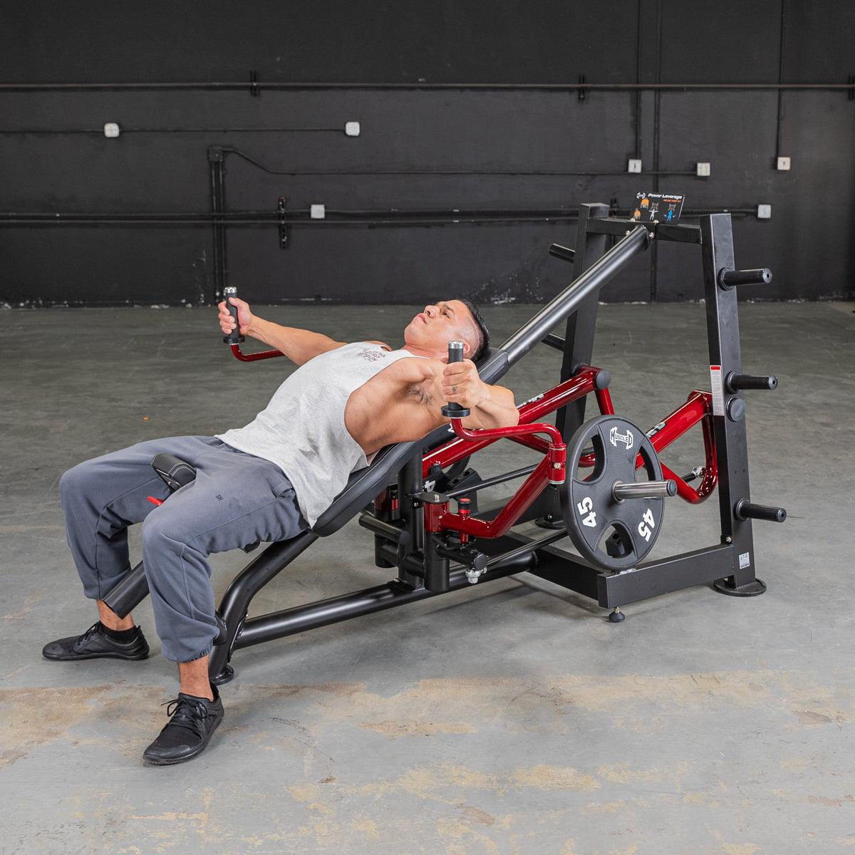 Power Leverage V2 Decline Chest Fly / Most Muscular Machine - Muscle D Fitness