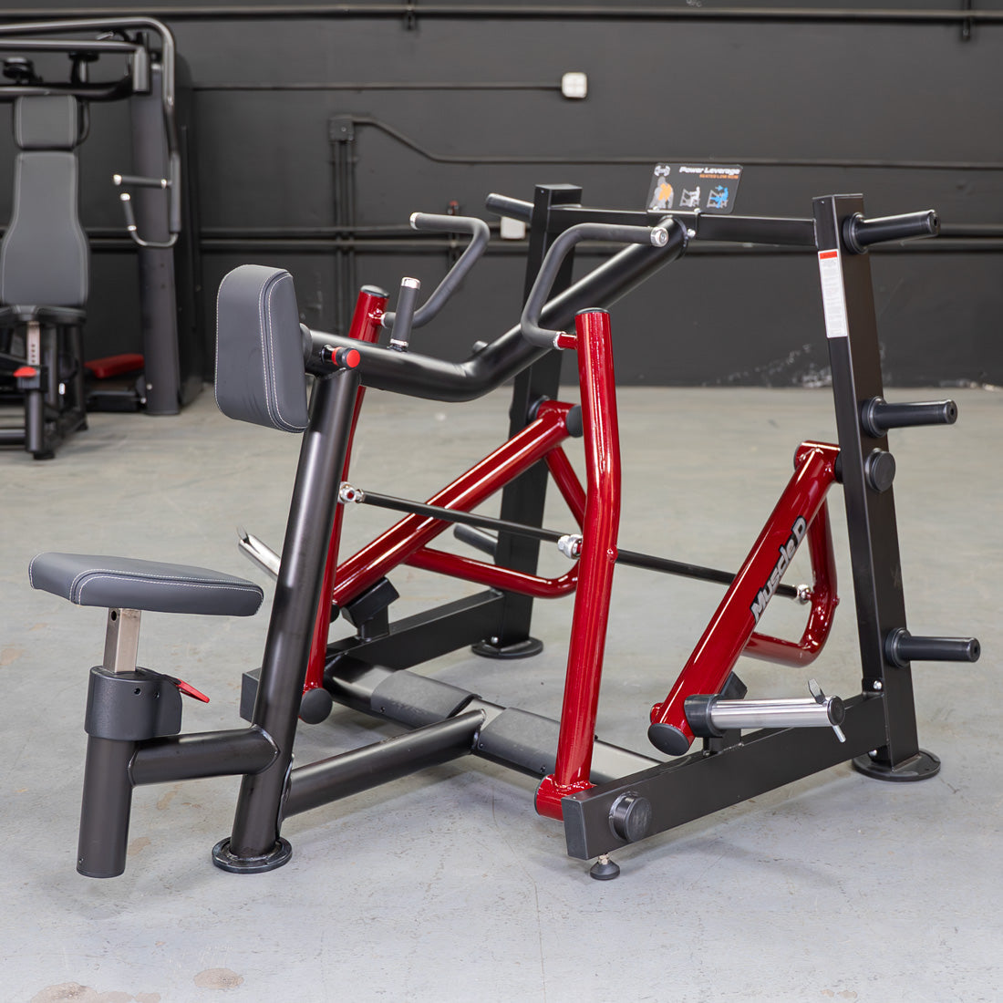 Power Leverage V2 Iso-Lateral Seated Row | Muscle D Fitness
