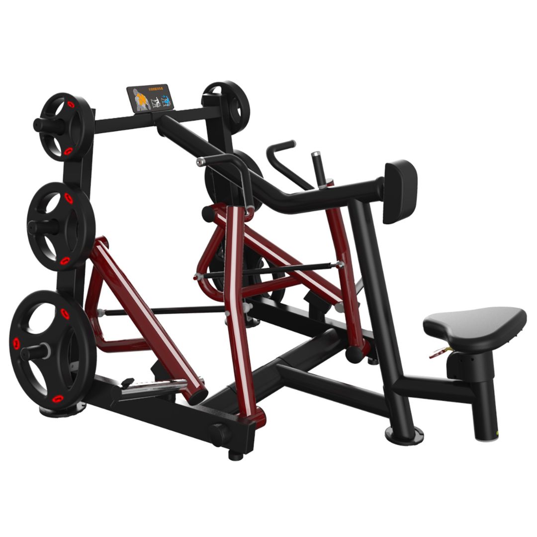 Power Leverage V2 Iso-Lateral Seated Row | Muscle D Fitness
