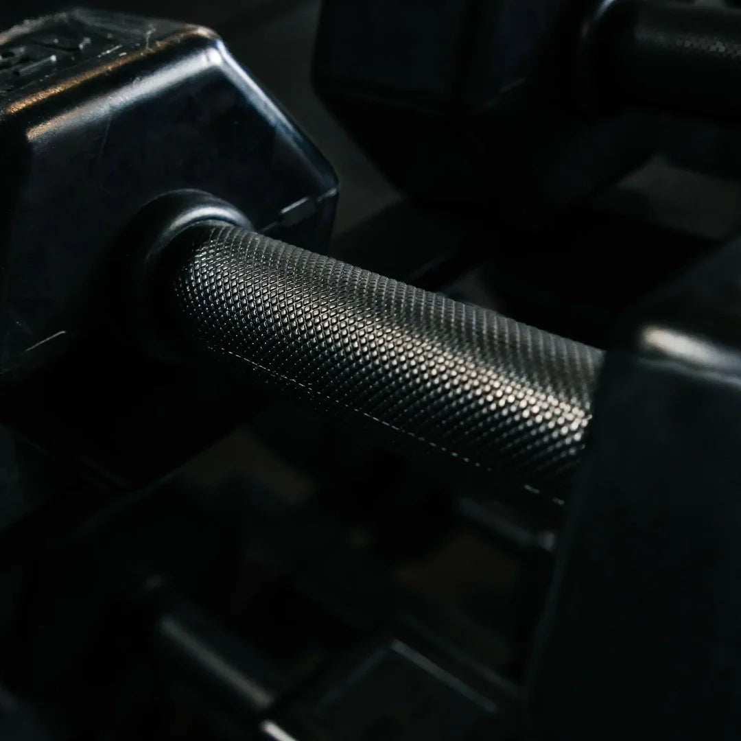 Fringe Sport Silverback Rubber Dumbbell Set – 80 to 100 lb (5 Pairs)