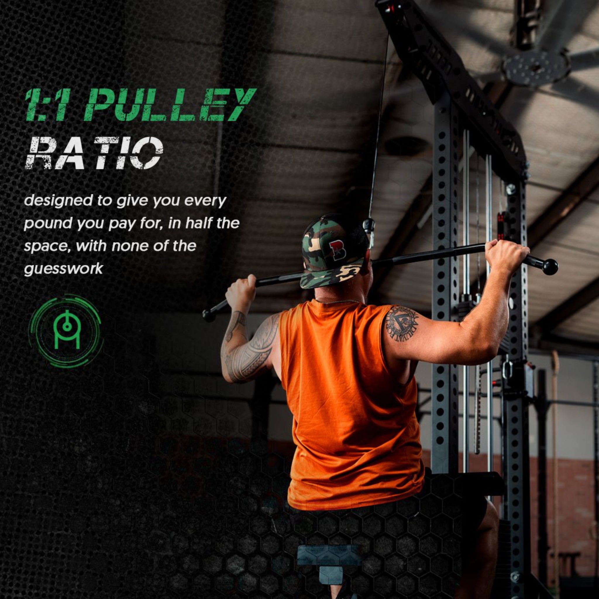 Fringe Sport “The Walrus” – Single Tower Low Row & Lat Pulldown Machine