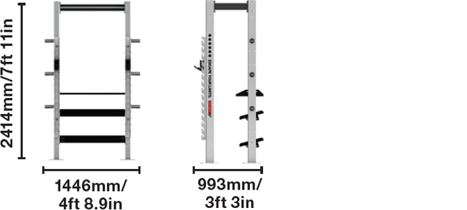 Escape Fitness Octagon Lite Half Box With Storage