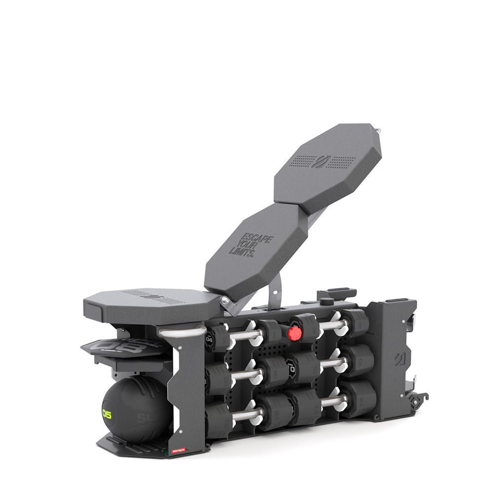 Escape Fitness STRONGBOX – All-In-One Workout Bench & Gym Storage