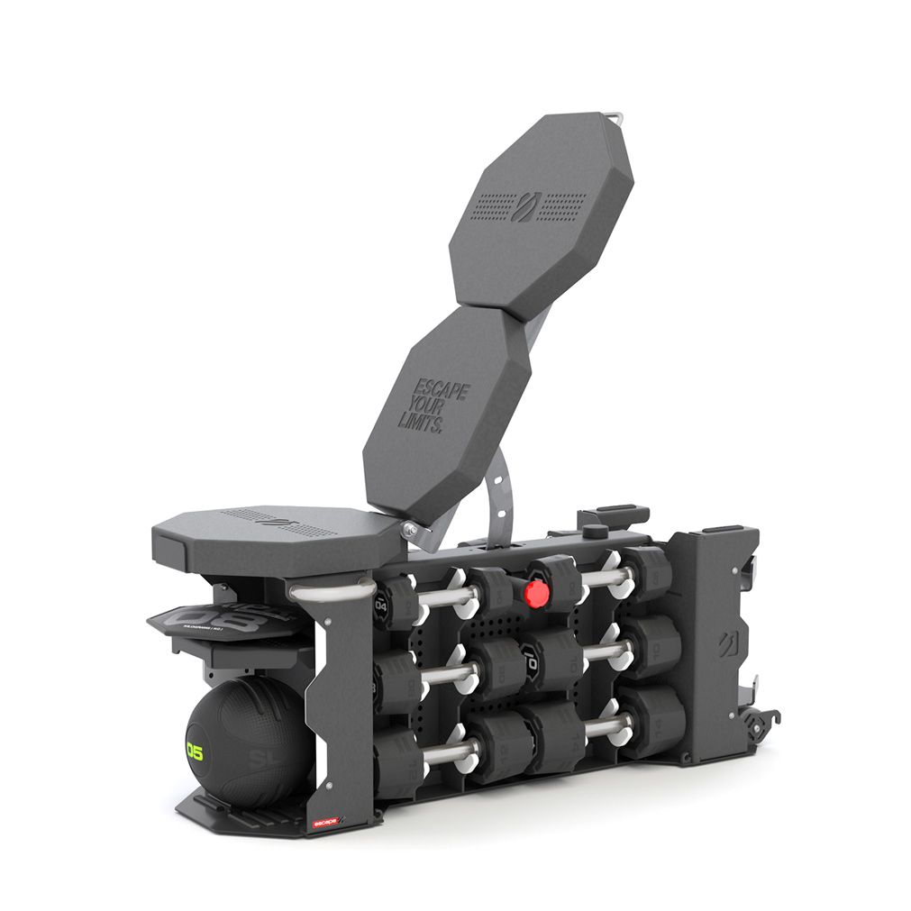 Escape Fitness STRONGBOX – All-In-One Workout Bench & Gym Storage